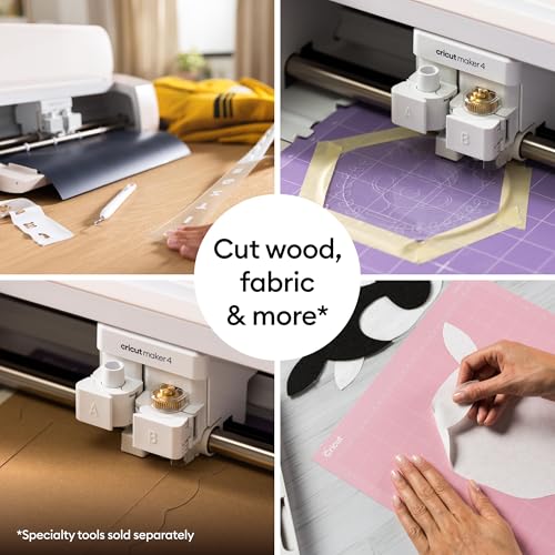 Smart Cutting Machine with Vinyl, Cardstock, Transfer Tape, and Tool Kit J544