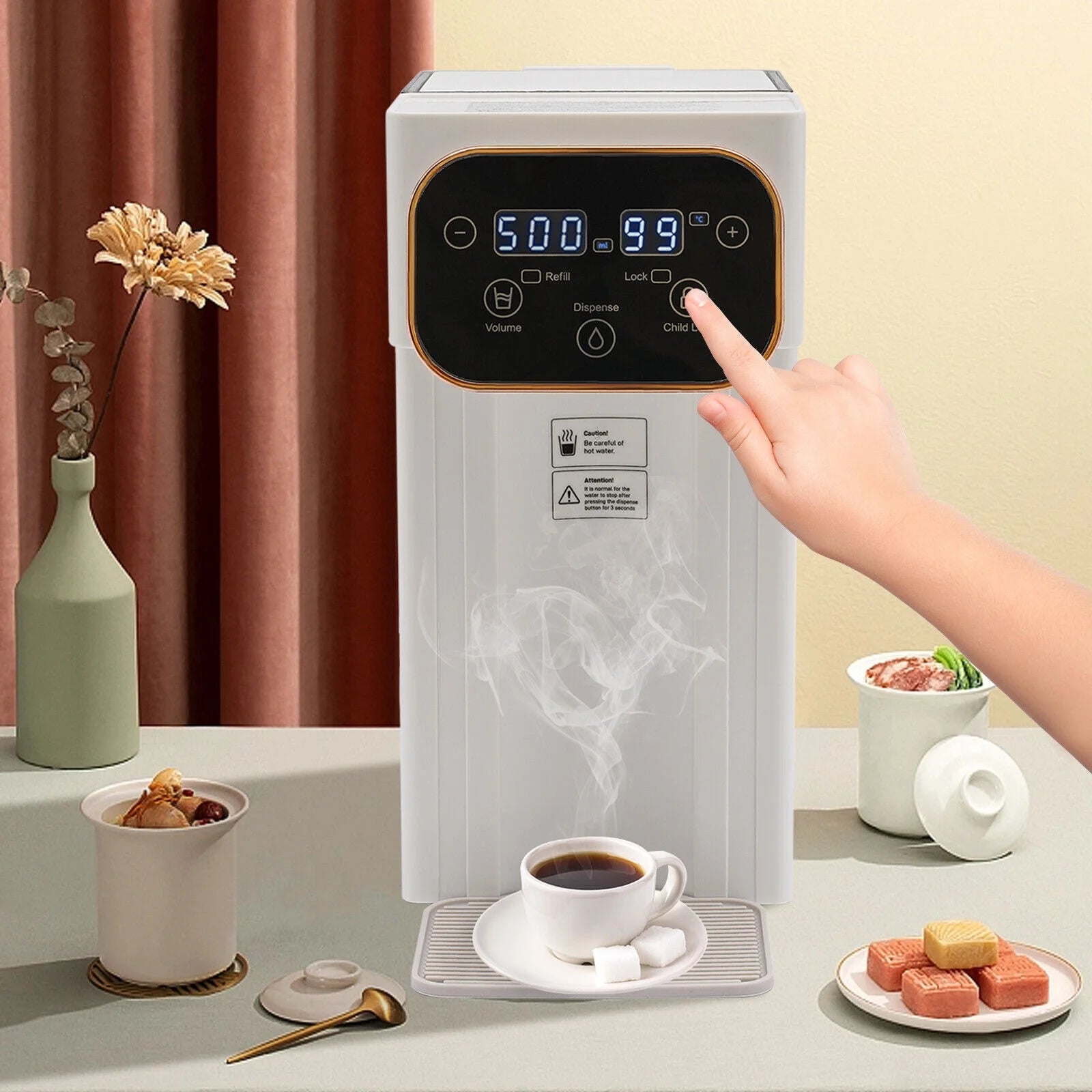 Hot Water Dispenser with Filter 1500W Electric Kettle T810