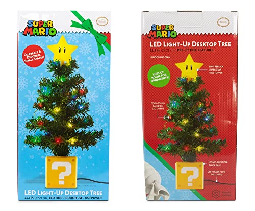 LED USB-Powered Light-Up Desktop Holiday Tree B382