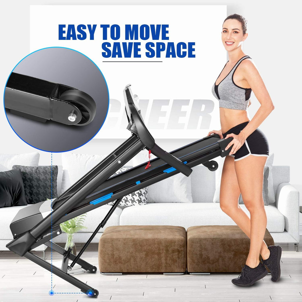 Treadmill with Auto Incline 15% and 300lb Capacity for Home C141282