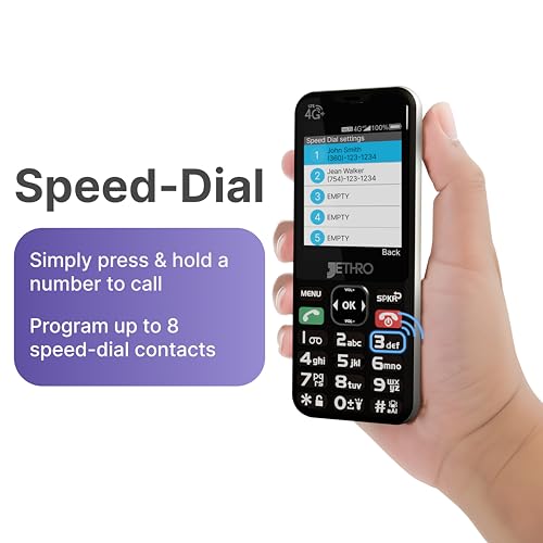 Large Button 4G Cell Phone for Seniors with 6-Month Plan C622