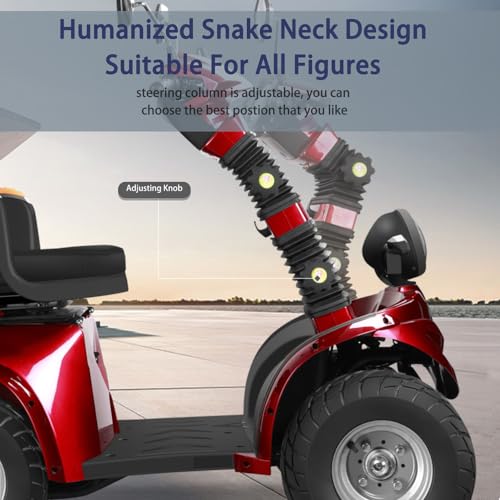All Terrain 4 Wheel Mobility Scooter for Seniors and Adults Q528