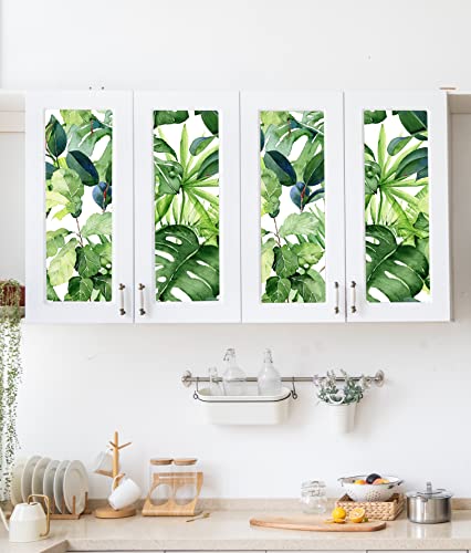 Tropical Palm Leaves Peel and Stick Wallpaper Removable U467702