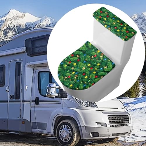 Christmas Toilet Lid and Tank Cover Set for Bathroom Decor K51670