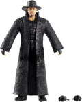 WWE Undertaker Elite Series #80 Deluxe Action Figure with Realistic Facial Detailing, Iconic Ring Gear & Accessories