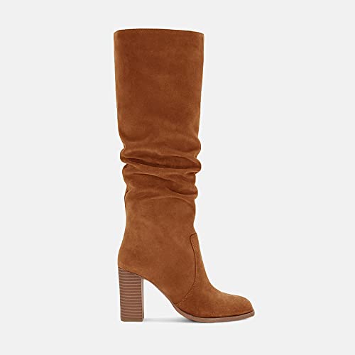 Womens Knee High Chunky Heel Boots N271773