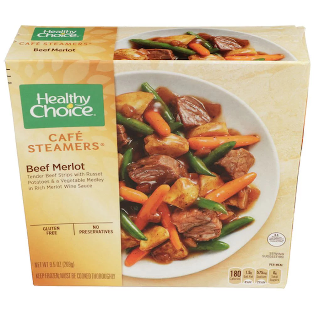 Beef Merlot Frozen Meal, 9.5 oz, 8-Pack C1719