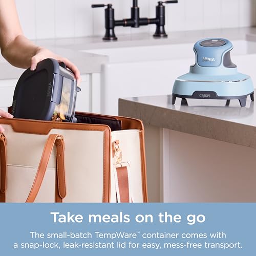Air Fryer with Glass Containers, 4 QT & 6 Cup, Dishwasher Safe Z1664