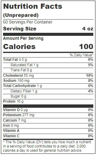 Frozen Catfish Fillet, 15 lb Case W76454