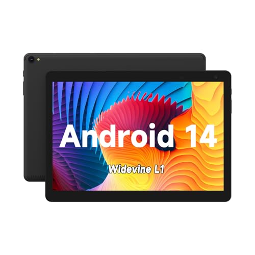 Tablet 10 inch Android 14, Quad Core, 32GB Storage, 6GB RAM, Black R87282