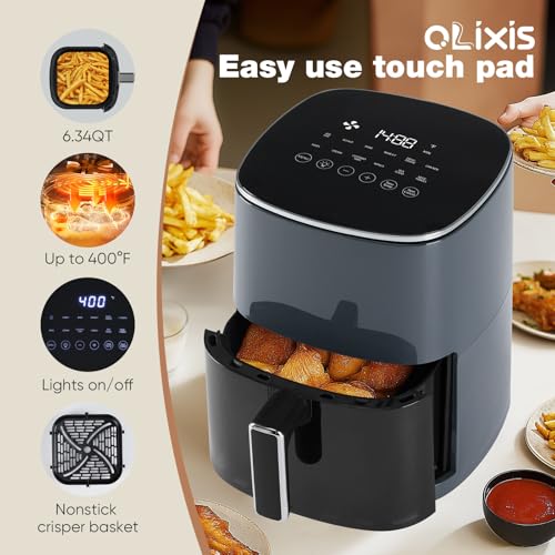 Air Fryer 6 Quart with Window, 12-in-1 Cooking Functions B62299