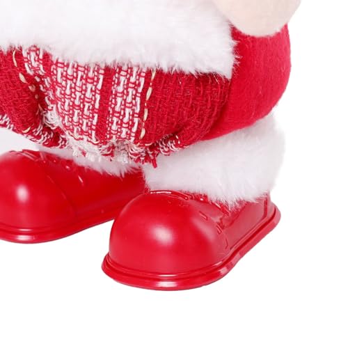 Red & White Singing Dancing Santa Claus Holiday Home Decoration H458