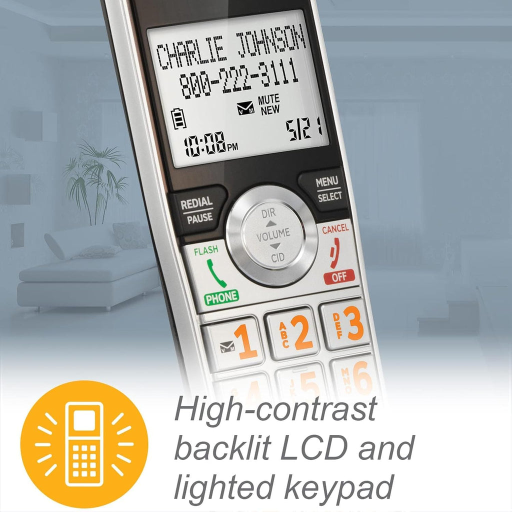 2-Handset Corded/Cordless Phone with Answering Machine and Call Blocking O711