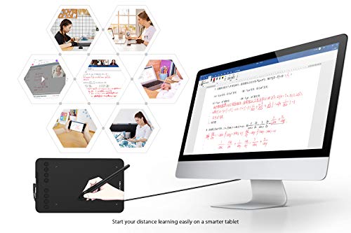 Drawing Tablet with 8192 Levels Pressure, 7 x 4 inch, 8 Shortcut Keys O9471