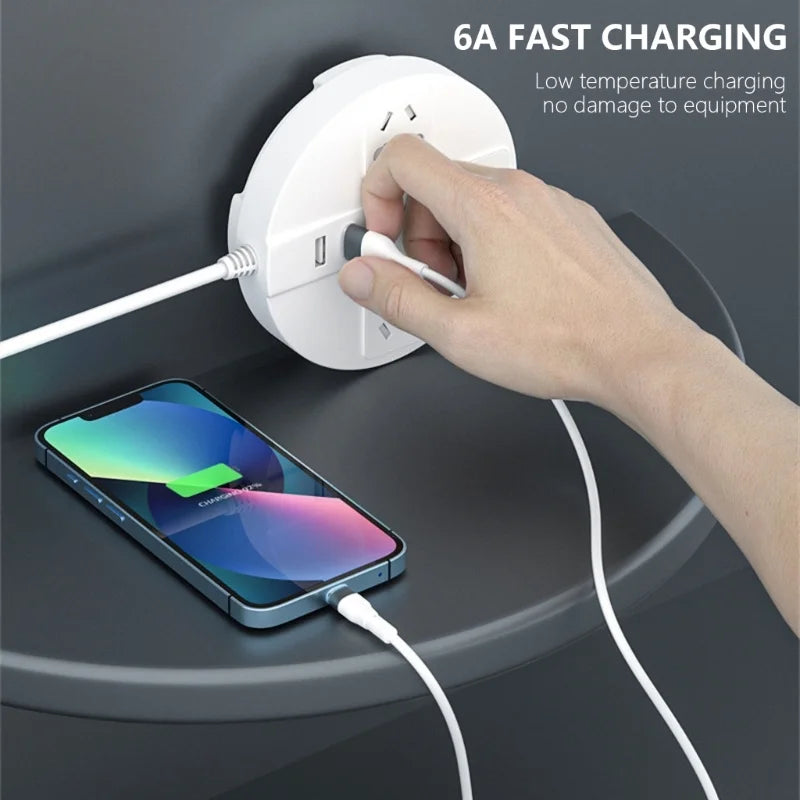 USB to Type C/Micro USB Data Cable, 6A Fast Charging R718682