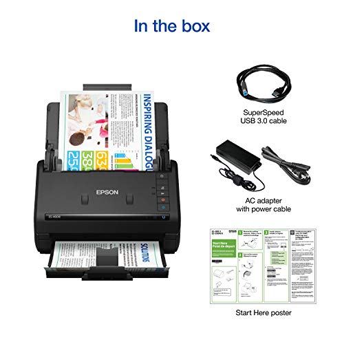 Color Duplex Desktop Document Scanner with Auto Document Feeder L981900