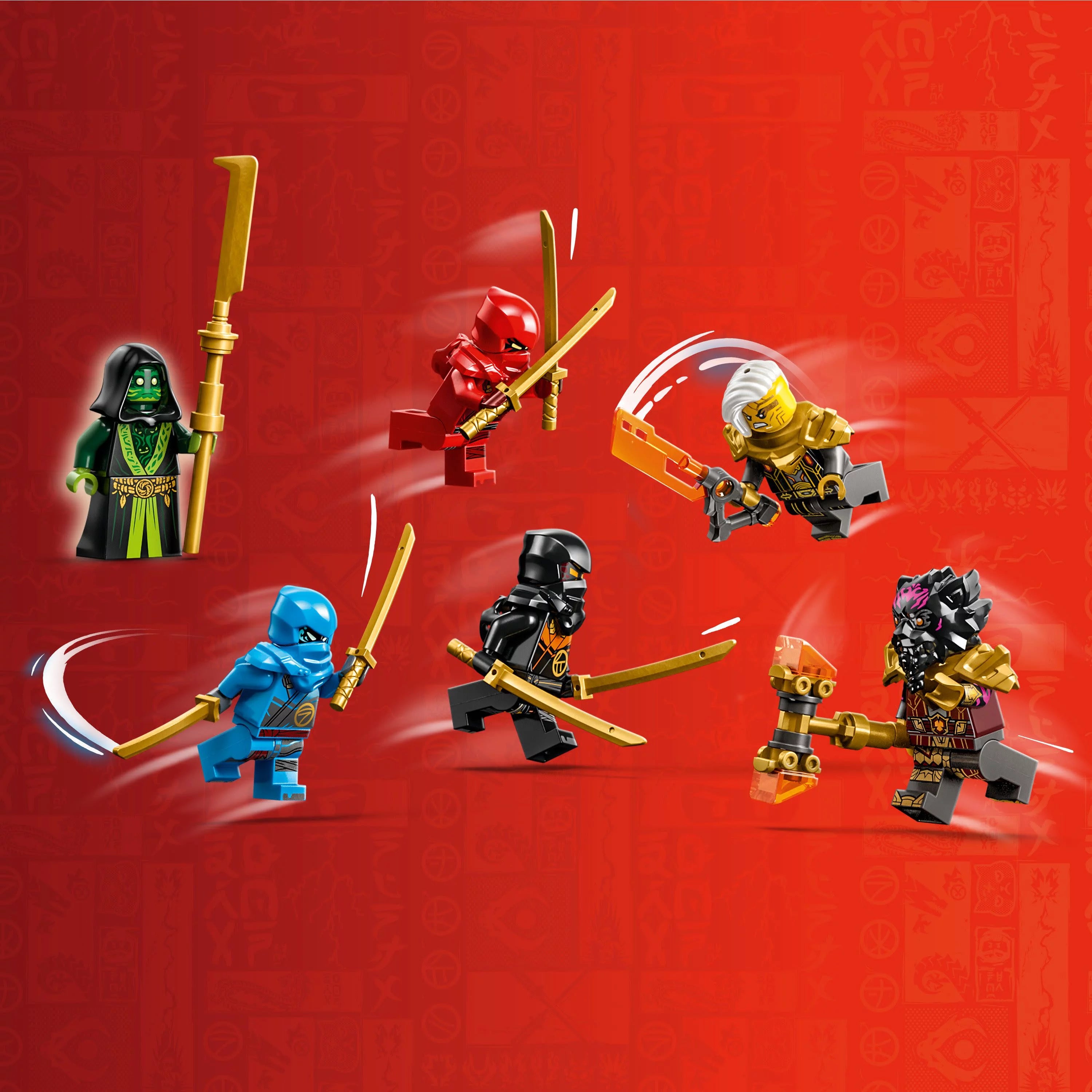 NINJAGO Temple of the Dragon Energy Cores Building Toy with 6 Minifigures O545