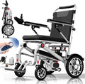 Electric Wheelchair for Adults Intelligent Power Wheelchairs Lightweight Foldable All Terrain Motorized Wheelchair for Seniors Compact Portable Airline Approved-Up to 330Lbs