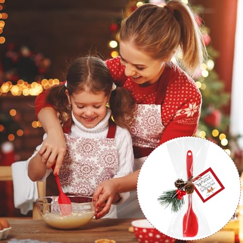 Christmas Silicone Spatula Set with Pine Branch Gift Bags B69531