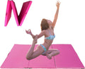 All-Purpose 6'x4'x2 Extra Thick High Density Anti-Tear Gymnastics Gym Folding Exercise Aerobics Mats (Pink)