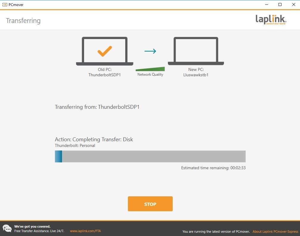 PCmover Express - Move Files and Settings to New PC W169464
