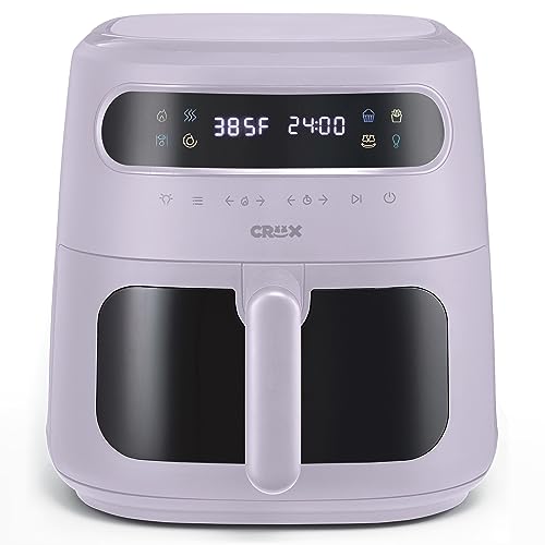 8 QT Digital Air Fryer with Touch Screen, Timer and Auto Shut-off, Lavender L33592