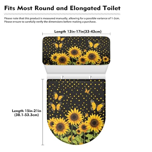 Christmas Toilet Lid and Tank Cover Set for Bathroom Decor K51670