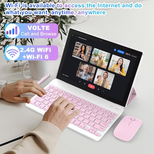 Tablet 10 Inch with Keyboard, 8GB RAM 64GB ROM K6429