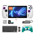 ASUS ROG Ally 512GB Gaming Handheld 7-inch Touchscreen 120Hz FHD 1080p AMD Ryzen Z1 Processor, Touro Wireless Pro Controller, Hub, 128GB MicroSD, Keyboard & Mouse, 8 in 1 Bundle
