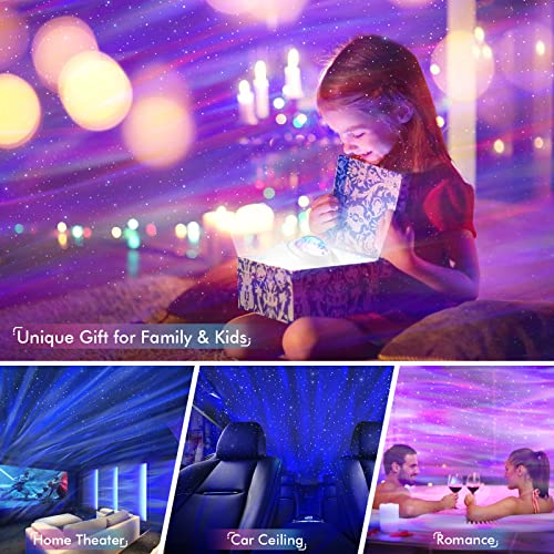 Galaxy Projector with Bluetooth Speaker and White Noise for Bedroom P99664