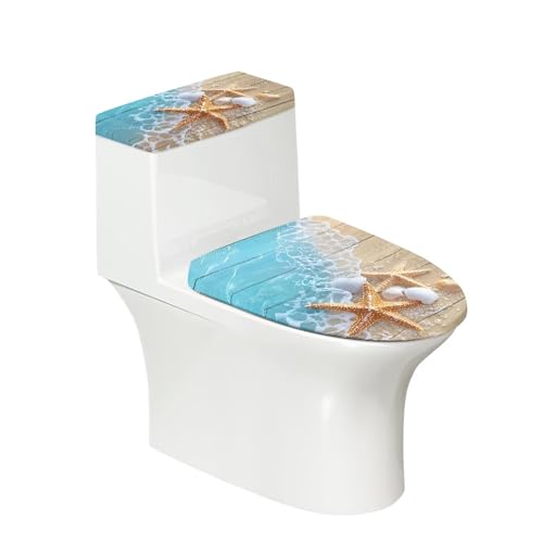 Christmas Toilet Lid and Tank Cover Set for Bathroom Decor K51670