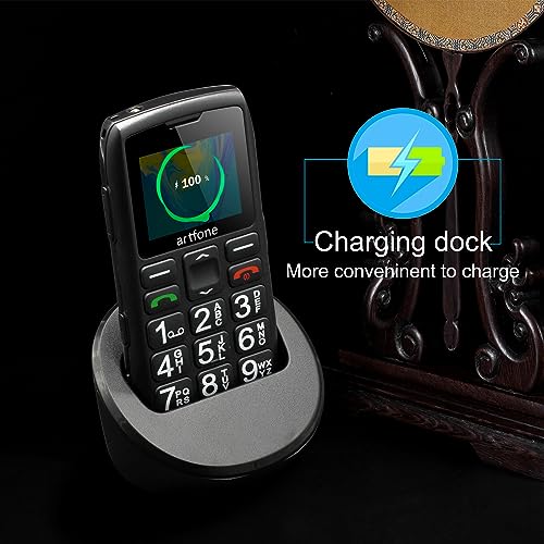 Unlocked Big Button 4G LTE Cell Phone for Seniors with SOS and USB-C Charging O4393