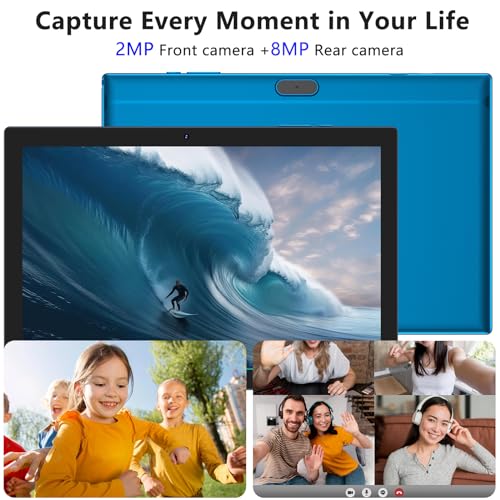Tablet 10 Inch, 18GB RAM 128GB ROM, 2 in 1 with Keyboard Mouse Stylus G64709