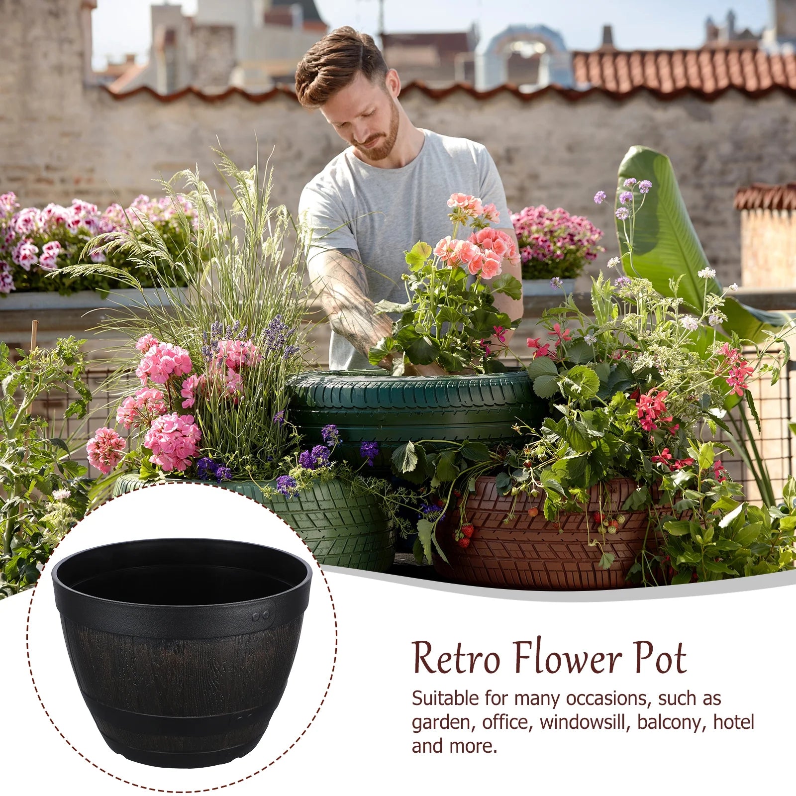 Large Planter Pots for Garden Decor V398549