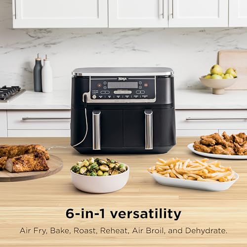 10QT 6-in-1 DualZone Air Fryer with 2 Independent Baskets B40403