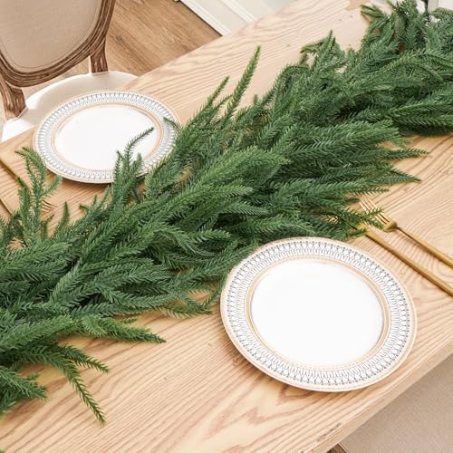 Artificial Norfolk Pine Garland 9FT for Christmas Decor K521114