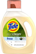 Tide Purclean, Plant-based Liquid Laundry Detergent, Unscented, 69 fl oz 48 loads