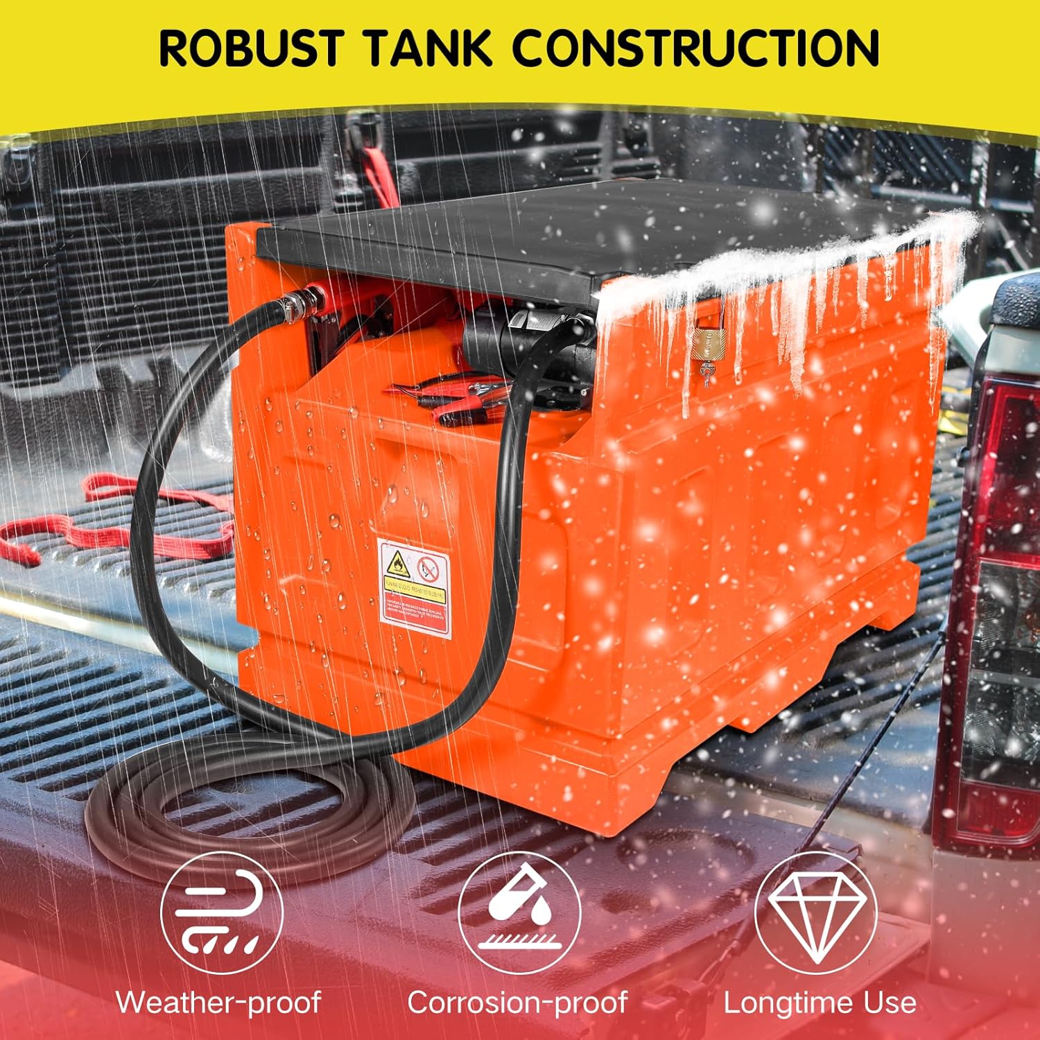 Diesel Fuel Transfer Tank with 12V Pump, 48 Gallon O8219