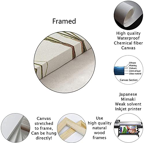 Framed Canvas Wall Art Poster Painting, 24x36 Inch X824888