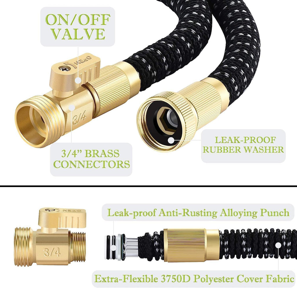 Expandable Garden Hose 50ft with 9 Function Nozzle L223692