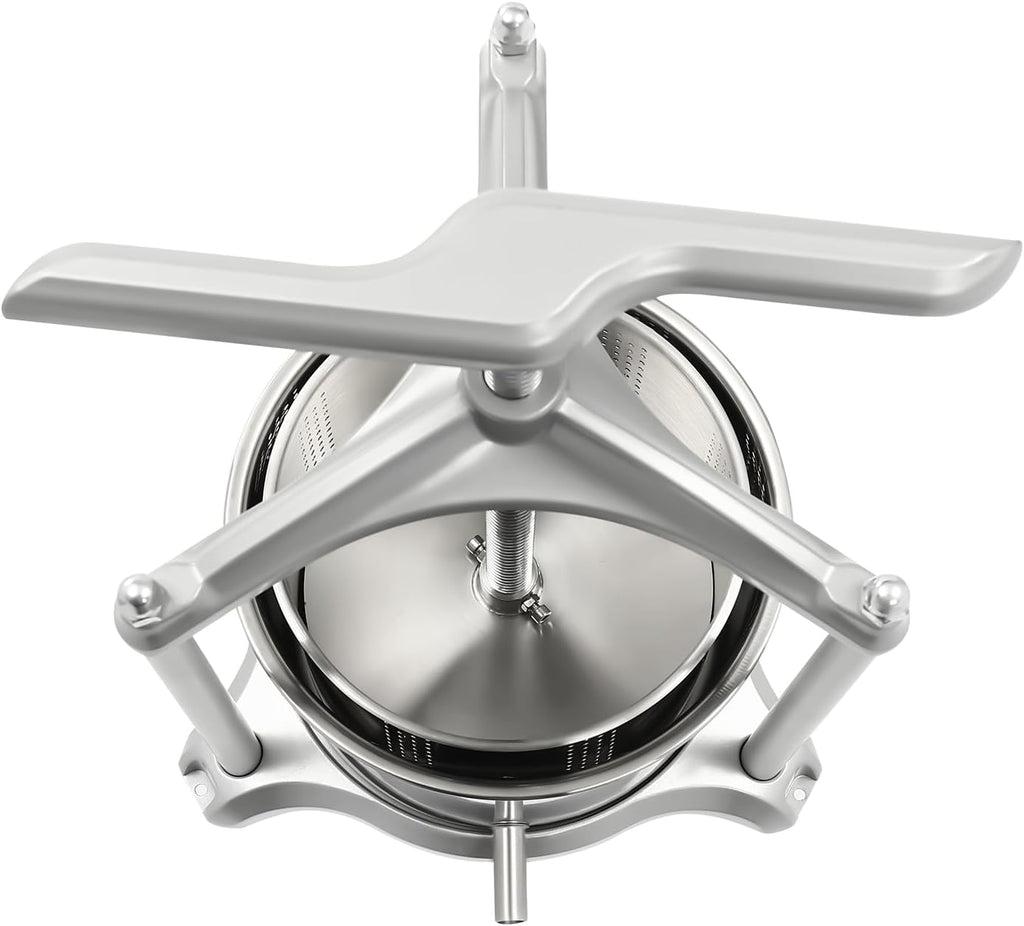 Stainless Steel Fruit Press with Dual Barrels and Filter Bag M688009