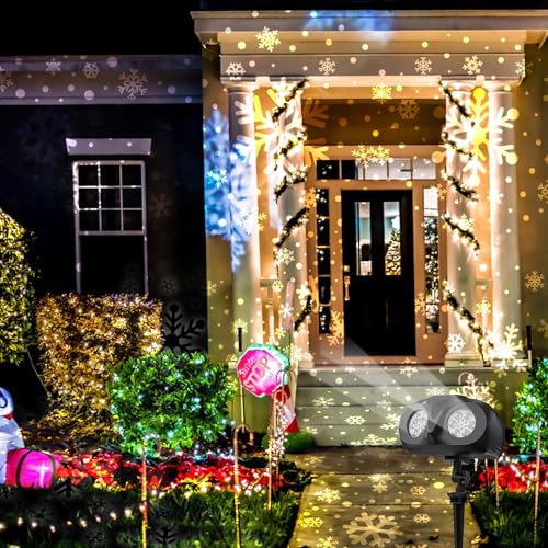 Laser Christmas Projector Lights Outdoor with Remote, Waterproof D5764
