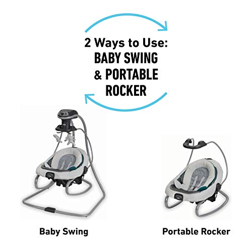 Swing and Rocker with Removable Seat and 6 Speeds A2651