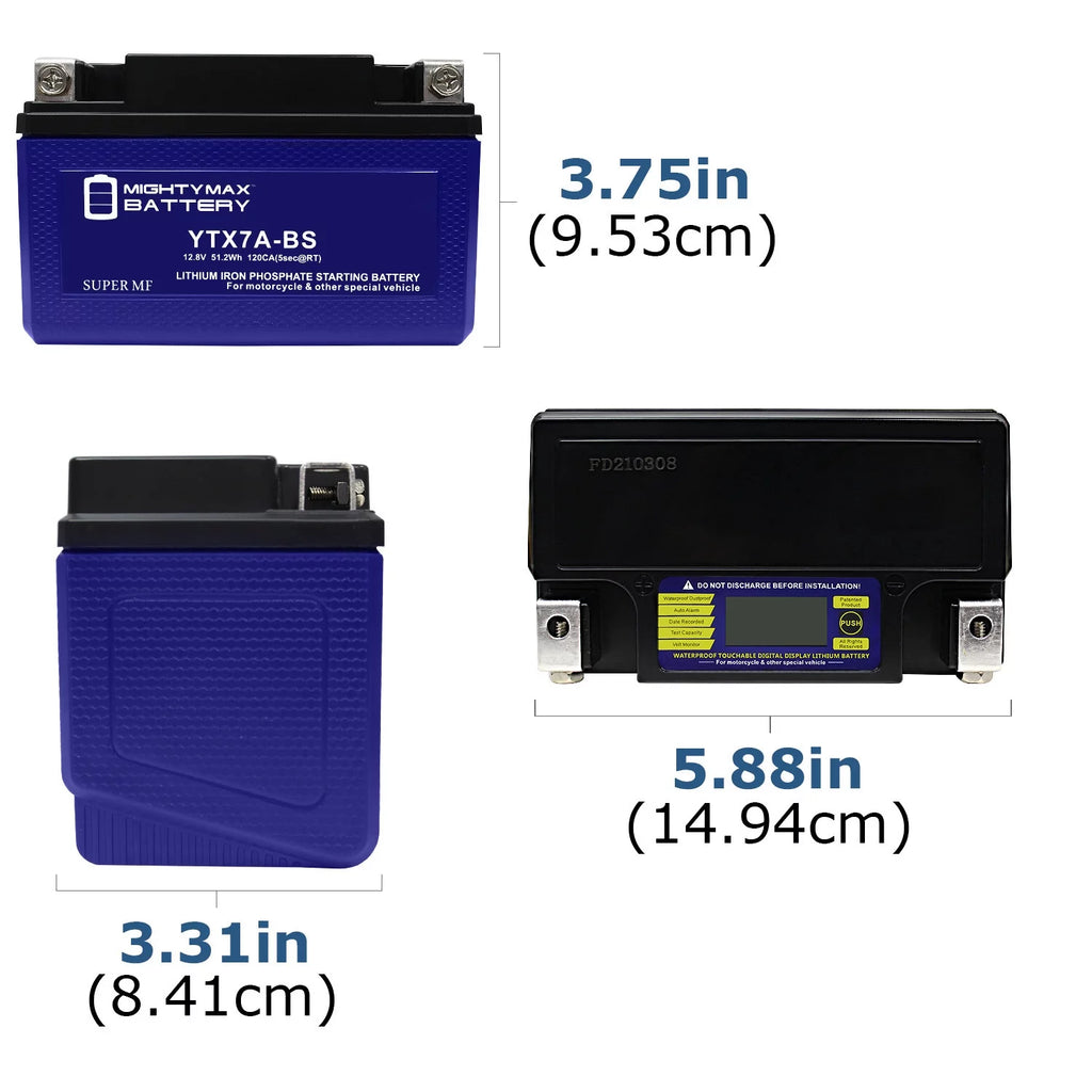 Lithium Replacement Battery Compatible with High Performance Scooter - 6 Pack P326476