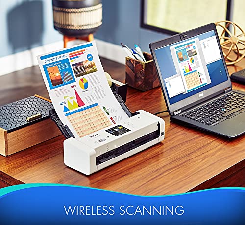 Wireless Compact Desktop Scanner with 30ppm Speed and Touchscreen G581