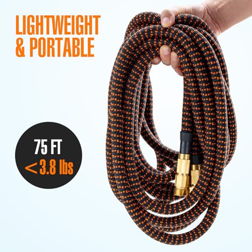 Expandable Garden Hose 75ft with Spray Nozzle L82332