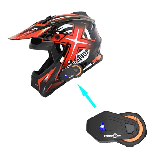 Adult Motocross Helmet Full Face Racing Style Matt Black D9788