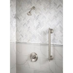 Bathroom Safety 18-Inch Stainless Steel Grab Bar, Oil-Rubbed Bronze I9237