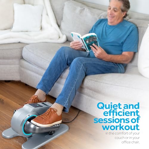 Foot Pedal Exerciser for Seniors, Under Desk Elliptical Exercise Bike T603778