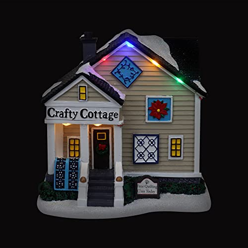 Lighted Musical Christmas Village Collectible Houses U181